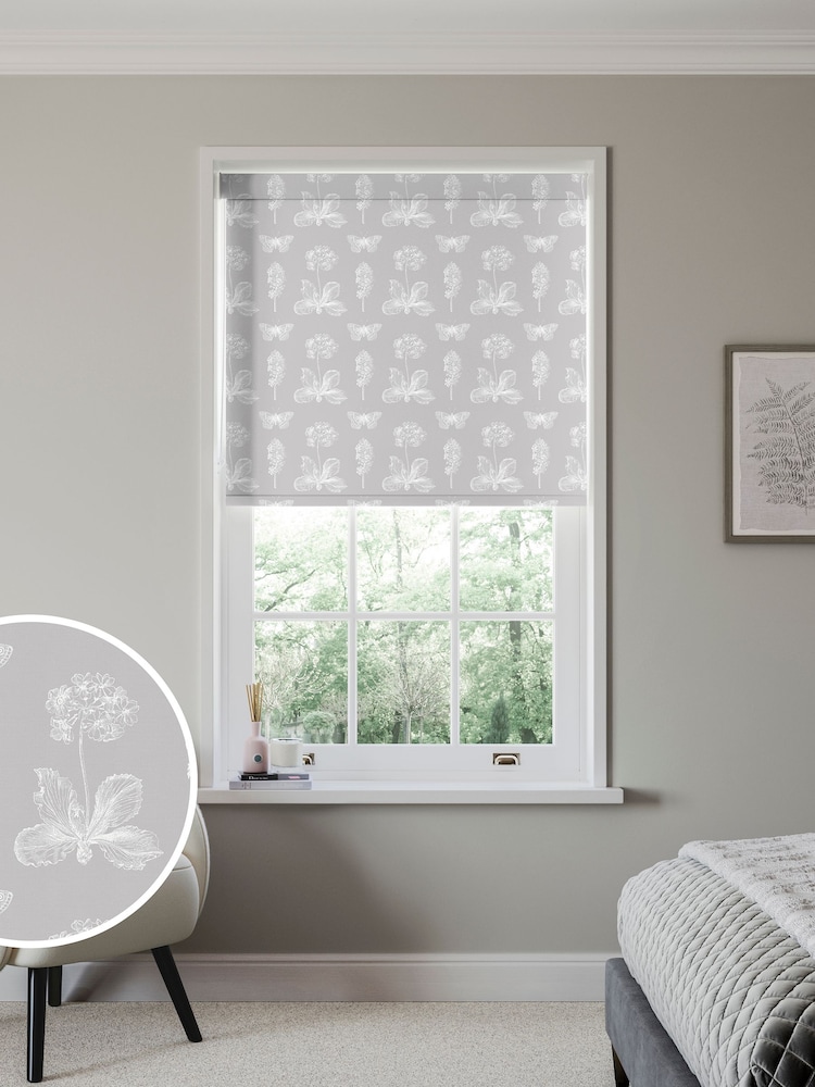 Silver Grey Victory Made to Measure Blackout Roller Blind - Image 1 of 6