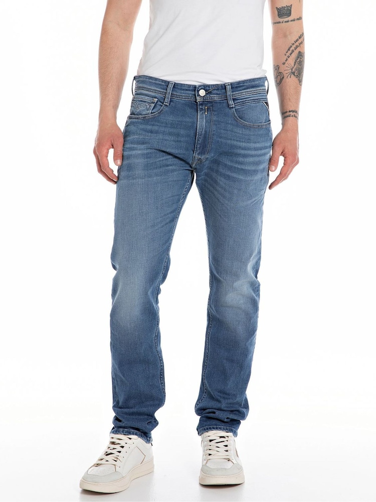 Replay Rocco Relaxed Straight Fit Jeans - Image 3 of 3
