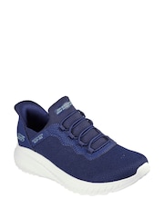Skechers Blue Standard Fit Slip-Ins: BOBS Sport Squad Chaos Trainers - Image 1 of 5