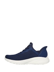 Skechers Blue Standard Fit Slip-Ins: BOBS Sport Squad Chaos Trainers - Image 3 of 5
