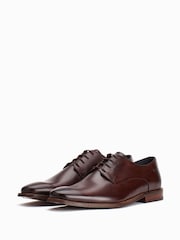 חום - Base London Marley Derby Shoes - תמונה 4 מתוך 6