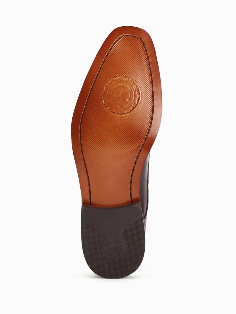 חום - Base London Marley Derby Shoes - תמונה 6 מתוך 6