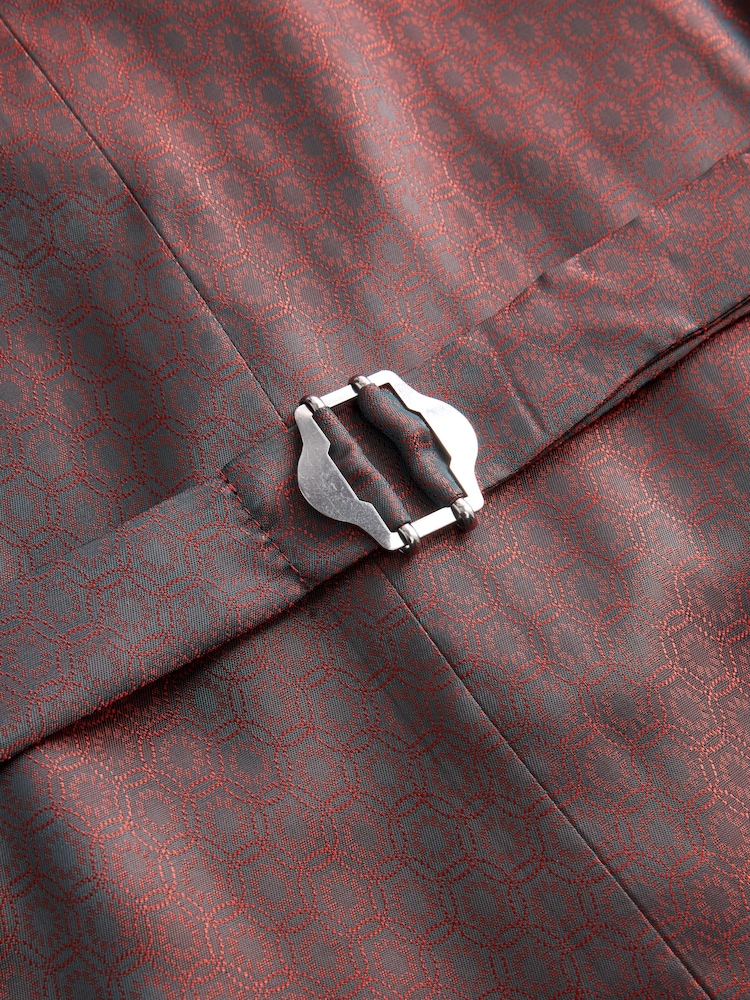 Navy Blue Signature Tollegno Suit Waistcoat - Image 7 of 7