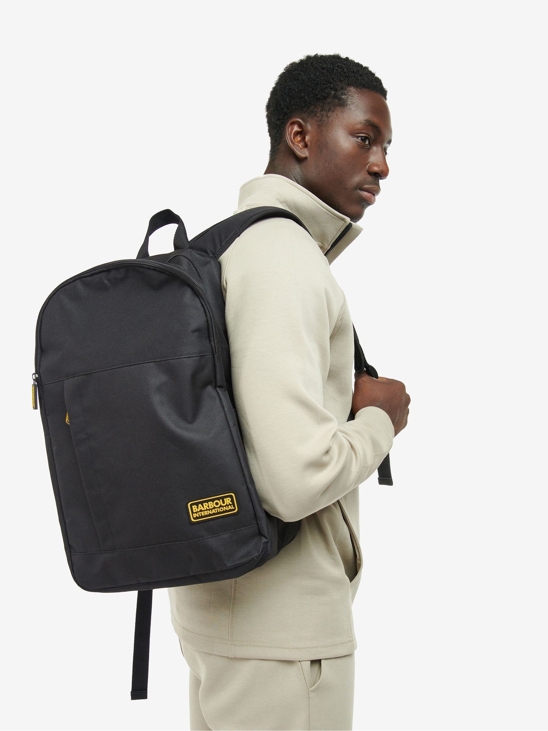 Buy Barbour International Green Racer Backpack from Next Australia