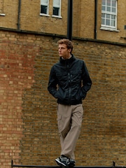 Black Hooded Utility Shacket - Image 2 of 12
