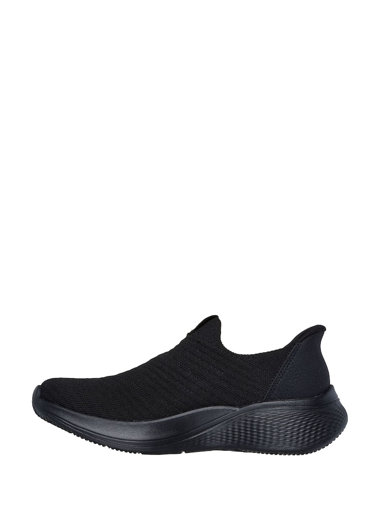 Skechers Black Bobs Infinity Daily Vision Slip In Trainers - Image 2 of 5