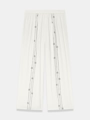 Mint Velvet Cream Printed Wide Trousers - Image 7 of 7