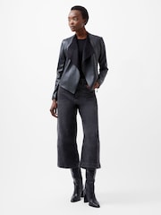 French Connection Black Waterfall Front Stephanie Jacket - Image 1 of 3