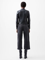 French Connection Black Waterfall Front Stephanie Jacket - Image 2 of 3