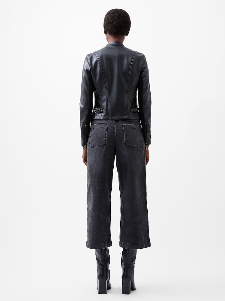 French Connection Black Waterfall Front Stephanie Jacket - Image 2 of 3