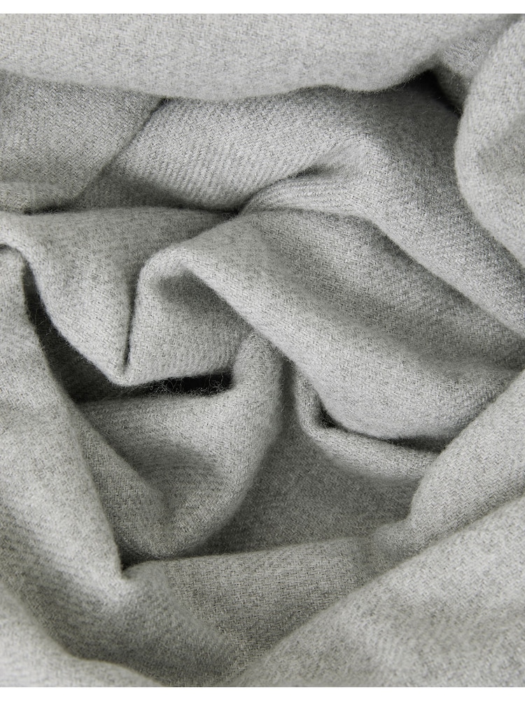 Accessorize Grey Grace Supersoft Blanket Scarf - Image 3 of 3 Accessorize Grey Grace Supersoft Blanket Scarf - Image 3 of 3
