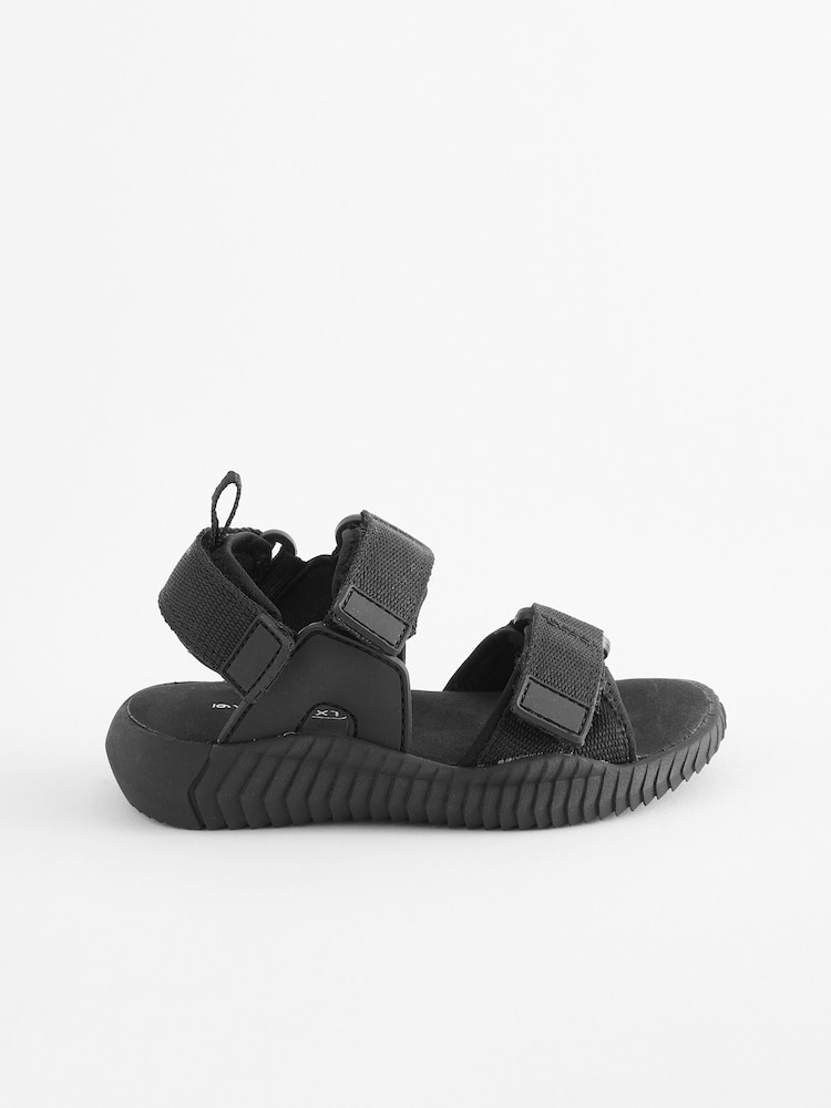 Schwarz - Trekking-Sandalen im Utility-Design - Bild 2 von 6 Schwarz - Trekking-Sandalen im Utility-Design - Bild 2 von 6