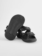 Schwarz - Trekking-Sandalen im Utility-Design - Bild 3 von 6