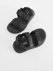 Schwarz - Trekking-Sandalen im Utility-Design - Bild 4 von 6