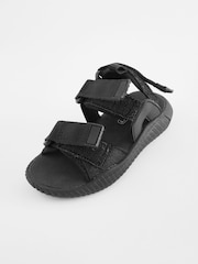 Schwarz - Trekking-Sandalen im Utility-Design - Bild 5 von 6