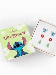 Peers Hardy Disney Lilo And Stitch Trio Earrings Red Set - Image 5 of 6