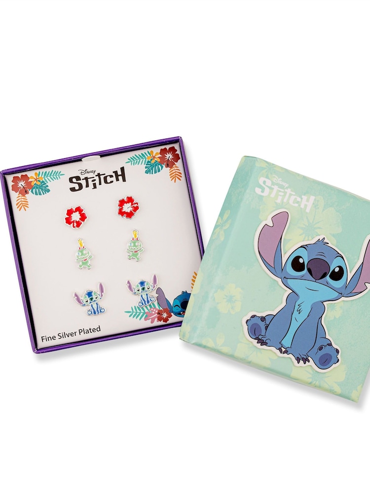 Peers Hardy Disney Lilo And Stitch Trio Earrings Red Set - Image 6 of 6 Peers Hardy Disney Lilo And Stitch Trio Earrings Red Set - Image 6 of 6