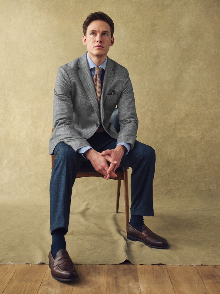 Barbour® Blue Check Blazer - Image 2 of 18