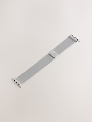 Silver Tone Mesh Watch Strap - Image 5 of 7