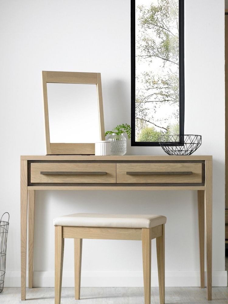 Bentley Designs Natural Oak Rimini Dressing Table - Image 1 of 4