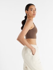 New Balance Brown Relentless Low Impact Bra - Image 4 of 7