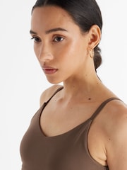 New Balance Brown Relentless Low Impact Bra - Image 5 of 7