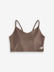 New Balance Brown Relentless Low Impact Bra - Image 7 of 7
