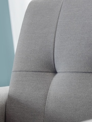 Julian Bowen Grey Monza Compact Retro 2 Seater Sofa - Image 2 of 4
