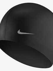 Nike Black Kids Silicone Swim Cap - Image 2 of 2