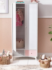 Pink Quinn Kids Double Wardrobe - Image 2 of 6