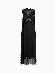 AllSaints Black Mila Dress - Image 7 of 7