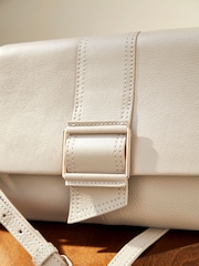 Blanc écru - Pochette en cuir haut de gamme - Image 4 of 7