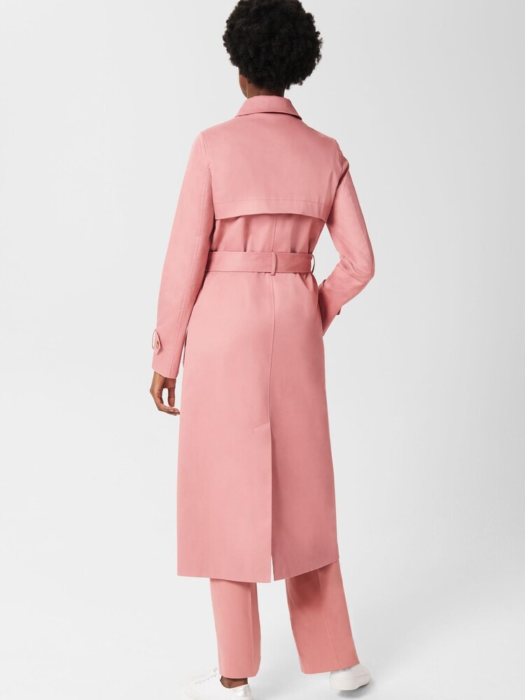 Hobbs Pink Sophie Trench Coat - Image 2 of 4