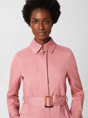 Hobbs Pink Sophie Trench Coat - Image 3 of 4