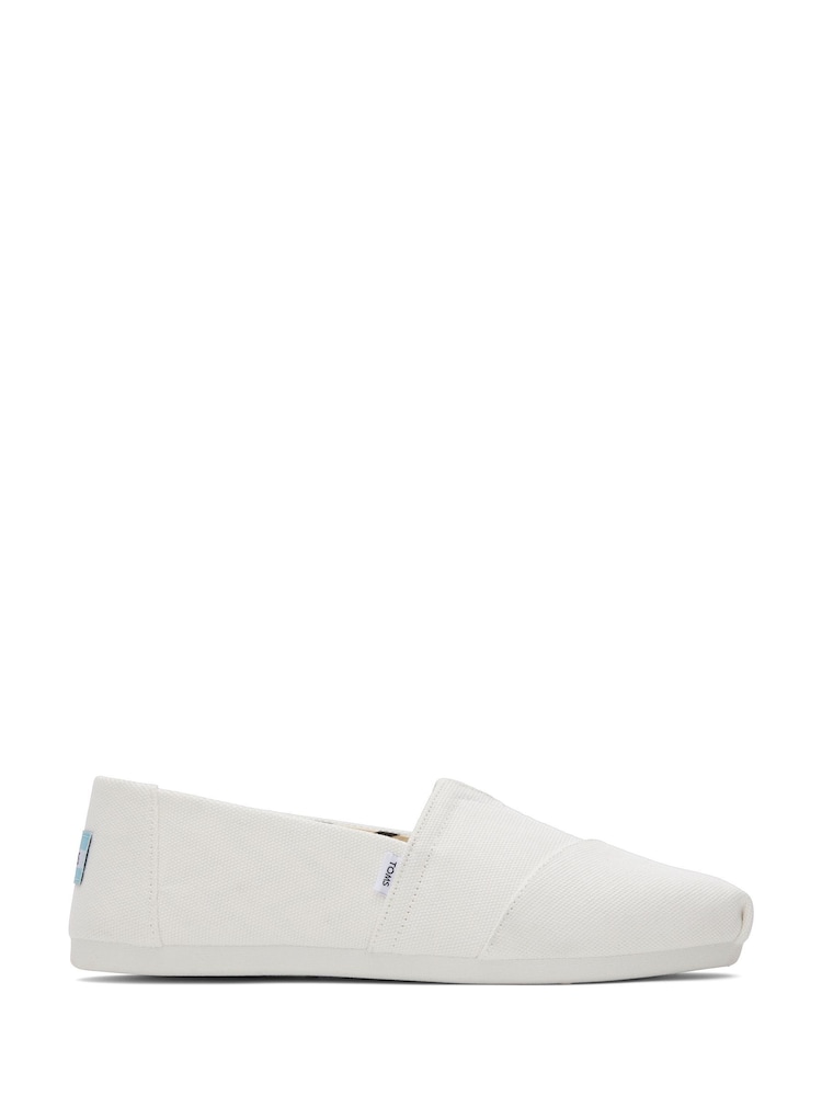 TOMS Alpargata Classic Vegan Recycled Cotton Shoes - Image 1 of 9