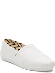 TOMS Alpargata Classic Vegan Recycled Cotton Shoes - Image 2 of 9