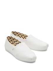 TOMS Alpargata Classic Vegan Recycled Cotton Shoes - Image 3 of 9