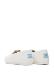 TOMS Alpargata Classic Vegan Recycled Cotton Shoes - Image 4 of 9