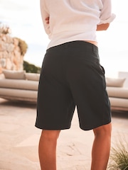 Black Chino Knee Length Shorts - Image 4 of 9