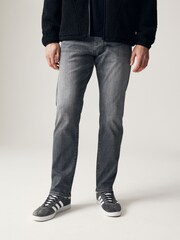 Grey Power Stretch Jeans - Image 1 of 6