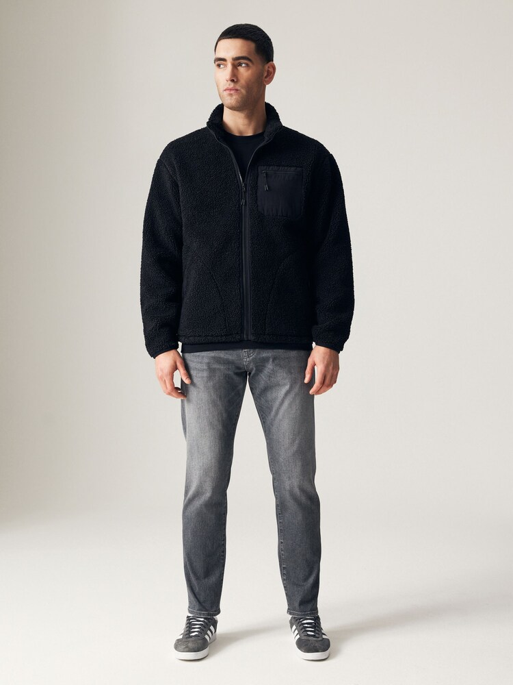 Grey Power Stretch Jeans - Image 2 of 6