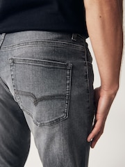 Grey Power Stretch Jeans - Image 5 of 6