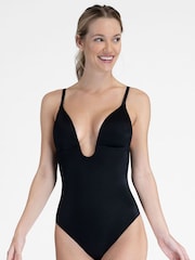 SPANXshape™ Suit Your Fancy Plunge Low-Back Thong Bodysuit - Image 2 of 3