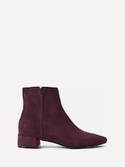 أحمر - Linzi Outline Low Block Heeled Ankle Boots - صورة 2 من 5