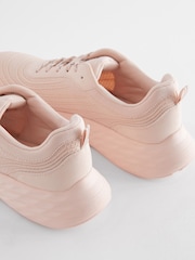 Nude Pink Next Active Sports Gym Trainers - Image 5 of 8