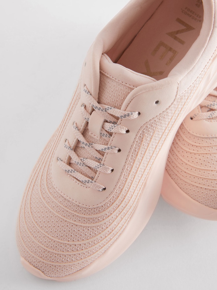 Nude Pink Next Active Sports Gym Trainers - Image 8 of 8