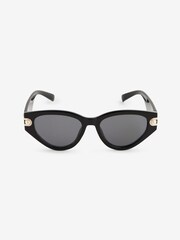 Black Polarized Pearl Cateye Sunglasses - Image 4 of 5