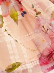 Baker by Ted Baker Apricot Burnout Mockable Dress - Image 9 of 9