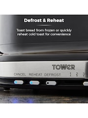 Tower Black Belle 2 Slice Toaster 800W - Image 4 of 8