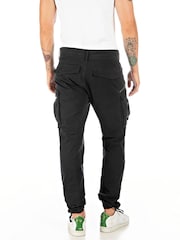 Replay Black Joe Cargo Trousers - Image 2 of 3